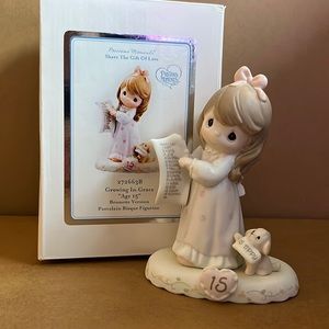 Precious Moments Share The Gift of Love Growing in Grace “Age 15” Brunette